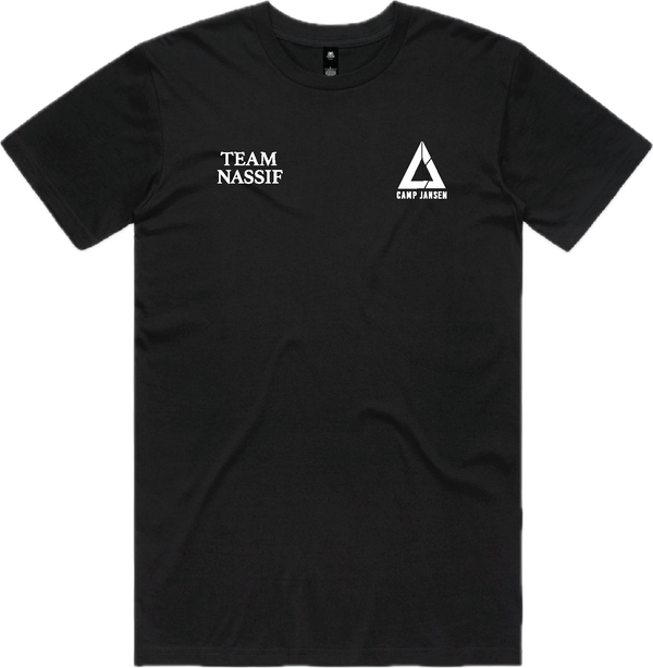BLACK TEAM NASSIF DONT MISS TEE